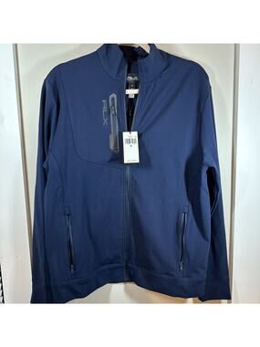 RLX Ralph Lauren Golf Stretch Performance Full Zip Jacket Navy Men’s Small NWT